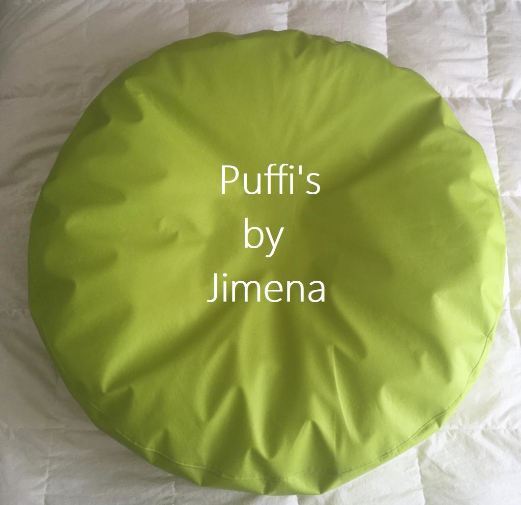 Puff Pera 110 X 75 cms, Confeccionado En Eco Cuero.